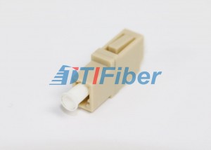 LC Multimode Fiber Optic Adapter  ROHS Standard Material Low Insertion Loss