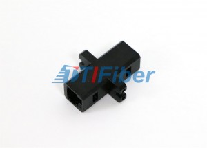 MTRJ MU Lc To Fc Adapter Black Plastic Housing For FTTH Newwork