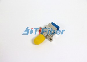 High Reliability / Stability Hybrid Fiber Optic Adapter , Female To Male Adapter
