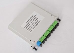 SC Connector Singlemode Fiber Optic Splitter with Plastic Small Box