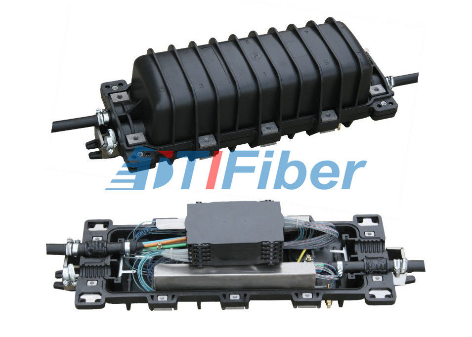 pl12997550-2_input_and_2_output_in_line_outdoor_fiber_splice_enclosure_with_12_fiber_splice_tray