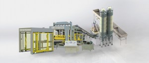 Grutte masine model QTY12-15 hege kapasiteit block making machine folsleine line