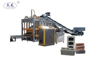 Automatic block making machine QTY4-25 for hollow blocks solid bricks and paving bricks with high capacity