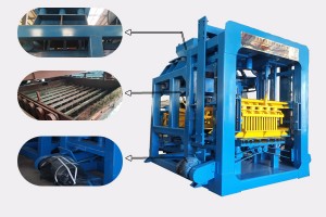 Hot sale QTY6-15A automatic block making machine with high output