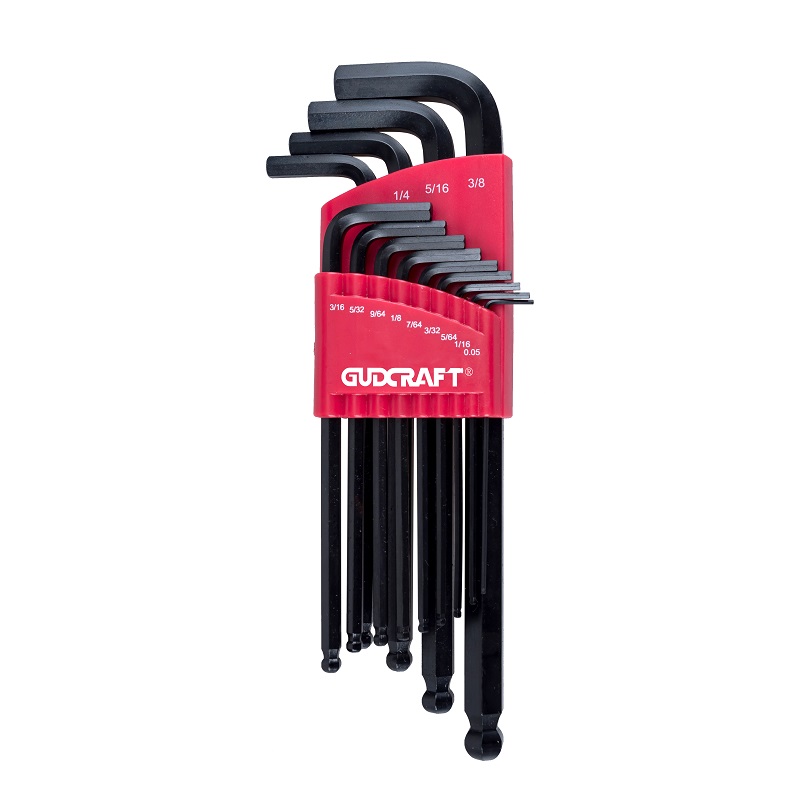 New Delivery for Hand Vice -
 13PC LONG ARM BALL END HEX KEY SAE – Uni-Hosen