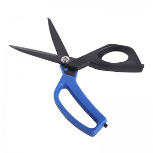 10″ EXTRA HEAVY DUTY SCISSORS, BLADE THICKNESS: 4.0MM, BLACK TITANIUM COATED STAINLESS STEEL BLADES