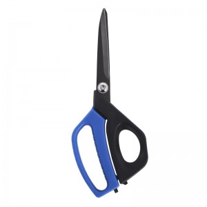 10″ EXTRA HEAVY DUTY SCISSORS, BLADE THICKNESS: 4.0MM, BLACK TITANIUM COATED STAINLESS STEEL BLADES