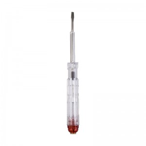 TRANSPARENT HANDLE ELECTRICAL SCREWDRIVER WITH CLIP