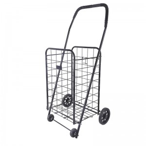 GROCERY UTILITY SHOPPING CART PORTABLE 88LB WEIGHT CAPACITY