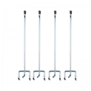 2-IN, 4-IN, 6-IN, 8-IN PEG HOOKS FOR HOME STORAGE PACK