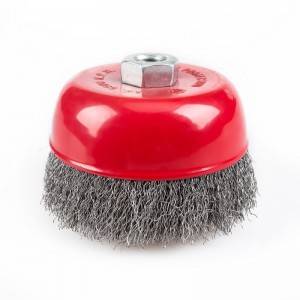 5-INCH KNOTTED HEAVY DUTY WIRE CUP BRUSH