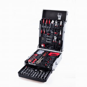 191PC TOOL SETS HAND TOOL KIT WITH PORTABLE ROLLING TOOL BOX