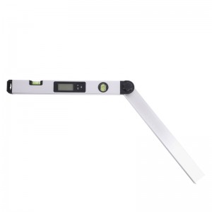 2 IN 1 DIGITAL LEVEL ANGLE FINDER, 0-230°, DIGITAL PROTRACTOR WITH LCD DISPLAY AND DUAL BUBBLES