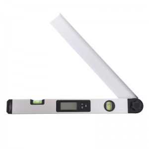 2 IN 1 DIGITAL LEVEL ANGLE FINDER, 0-230°, DIGITAL PROTRACTOR WITH LCD DISPLAY AND DUAL BUBBLES
