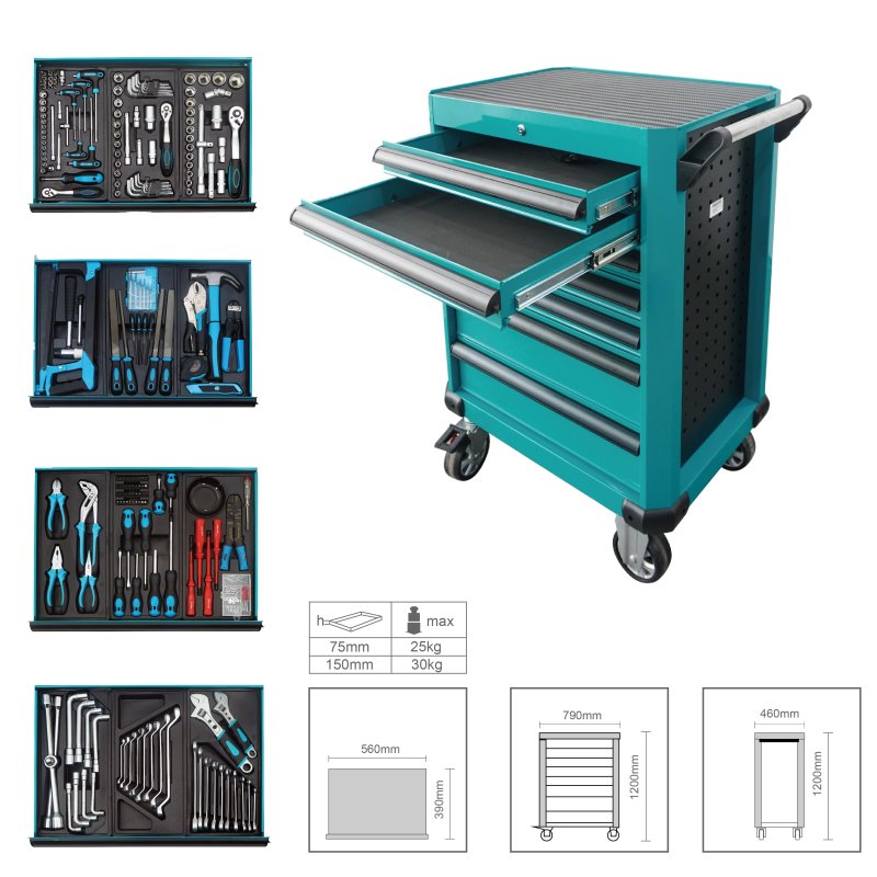 246PC TOOL SET IN TOOL CABINET-1