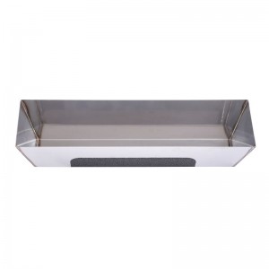 350MM MUD PAN, 14″, STAINLESS STEEL,0.7MM THICK