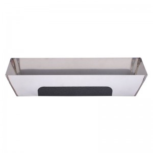 350MM MUD PAN, 14″, STAINLESS STEEL,0.7MM THICK