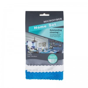 3PC MICROFIBER CLEANING CLOTHS SET,POLISH,WINDOW CLEANING