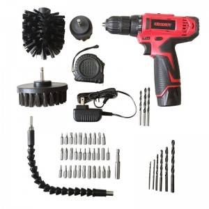 49PC LITHIUM CORDLESS DRILL TOOL SET,12V,LITHIUM BATTERY,RECHARGEABLE