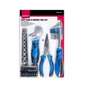 53PC PLIERS & WRENCH TOOL SET