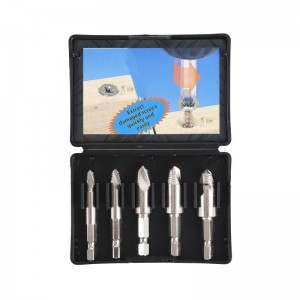 5PC DAMAGED SCREW REMOVER, SIZE: 0#,1#,2#,3#,4#