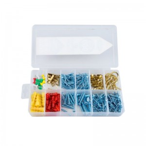 600PC HARDWARE ASSORTMENT,INCLUDE CUP HOOK,PICTURE HANGER,THUMB TACK,PUSH PIN,PUSH PIN.ETC