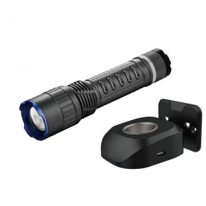 RECHARGEABLE SUPER BRIGHT LED FLASHLIGHT
