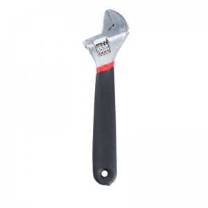 ADJUSTABLE WRENCH WITH DIPPING HANDLE,CR-V,SIZE 6″,8″,10″,12″,15″