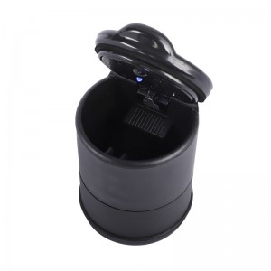 AUTO ESSENTIALS ASHTRAY, with led light, SIZE:Φ70*101MM(CLOSED)