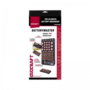 BATTERY ORGANIZER WITH A REMOVABLE TESTER, 93/106/116 BATTERIES