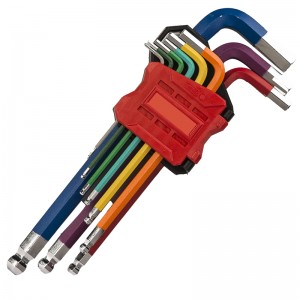 COLORFUL HEX KEY WRENCH SET