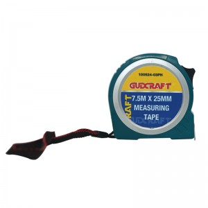 COMPACT SIZE MEASURING TAPE, SMALLER; ABS HOUSING; LOCK FUNCTION
