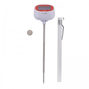 DIGITAL MEAT THERMOMETER, BUTTON CELL INCLUDE, WATERPROOF