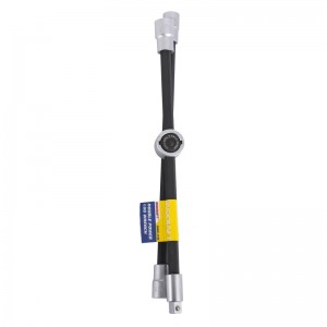 DOUBLE POWER LUG WRENCH, LENGTH:400MM/16”, COLLAPSIBLE