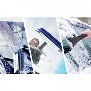 EXTENDABLE HANDLE SNOW BRUSH,ALUMINIUM,LENGTH 35”-58.7”