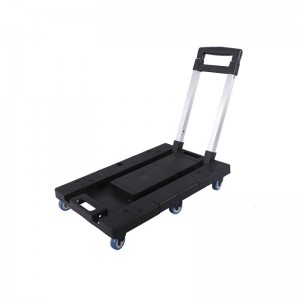 FOLDABLE HAND TRUCK, UTILITY CART FOR LUGGAGE, TRAVEL SHOPPING MOVING OFFICE USE, 6PC WHEELS