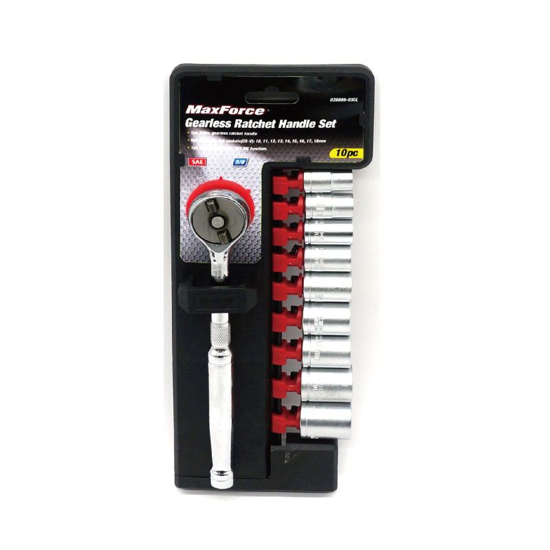 GEARLESS RATCHET HANDLE AND SOCKETS SET,DURABILITY,1/4″,3/8″,1/2″Dr. Featured Image