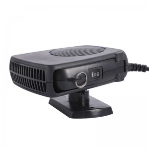 CAR HEATER FAN, WITH BASE & HANDLE, ROTATE 360 DEGREE, 12V/150W, WITH FAN AND HEATER FUNCTION