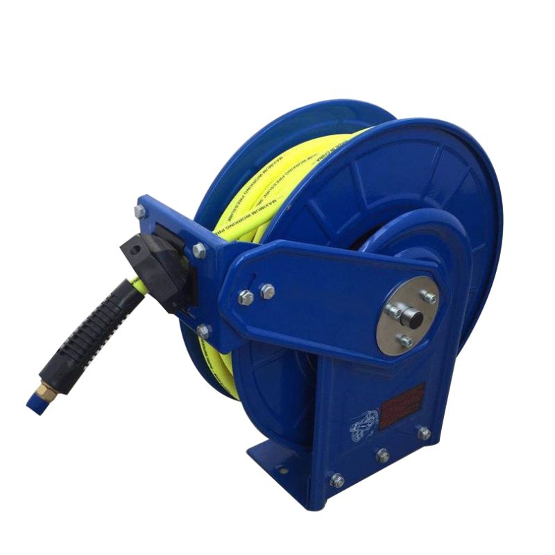 Fast delivery Glue To Stick Metal -
 HEAVY-DUTY AUTO REWIND AIR HOSE REEL WITH 3/8IN. x 50FT. HYBRID POLYMER HOSE – Uni-Hosen
