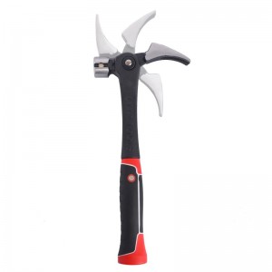 MULTI-FUNCTION HAMMER, 16OZ, WITH MAGNETIC STEEL, THE HEAD CAN BE ADJUSTED BY 4 ANGLES