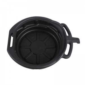 OIL PAN 15L HDPE BLACK WITH POURING SPOUT, EASY POURING, CONVINENT HANDLE