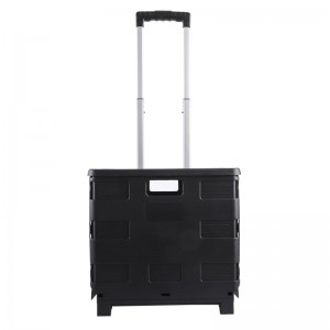 PLASTIC COLLAPSIBLE HAND CRATE WITH WHEELS, LIGHT WEIGHT, SMALL(WITHOUT LID)/MIDDLE/LARGE SIZE