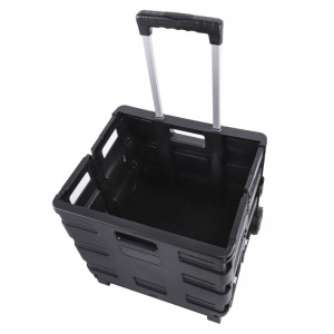 PLASTIC COLLAPSIBLE HAND CRATE WITH WHEELS, LIGHT WEIGHT, SMALL(WITHOUT LID)/MIDDLE/LARGE SIZE