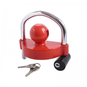 TRAILER COUPLER LOCK, WITH TWO MATCHING KEY
