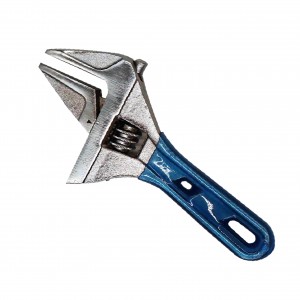 6-INCH, 8-INCH, 10-INCH, 12-INCH WIDE OPEN ADJUSTABLE WRENCH, CR-V STEEL