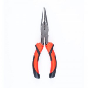 LONG NOSE PLIERS,CR-V,TPR HANDLE,SIZE  6″,7″,8″,DIFFERENT TYPE