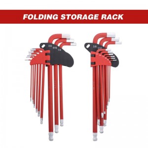 MAGNETIC HEX KEY SET, TORX KEY, MAGNETIC IN BOTH LONG AND SHORT END, WITH COLOUR-CODING EASY TO IDENTIFY