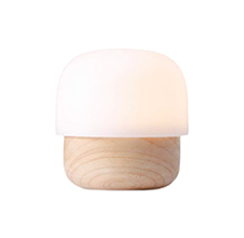 High Quality Cheap Promotional Items - Round Mushroom Night Lamp with Wooden Base – UNI