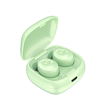 Macarons mendesain earbud Bluetooth TWS