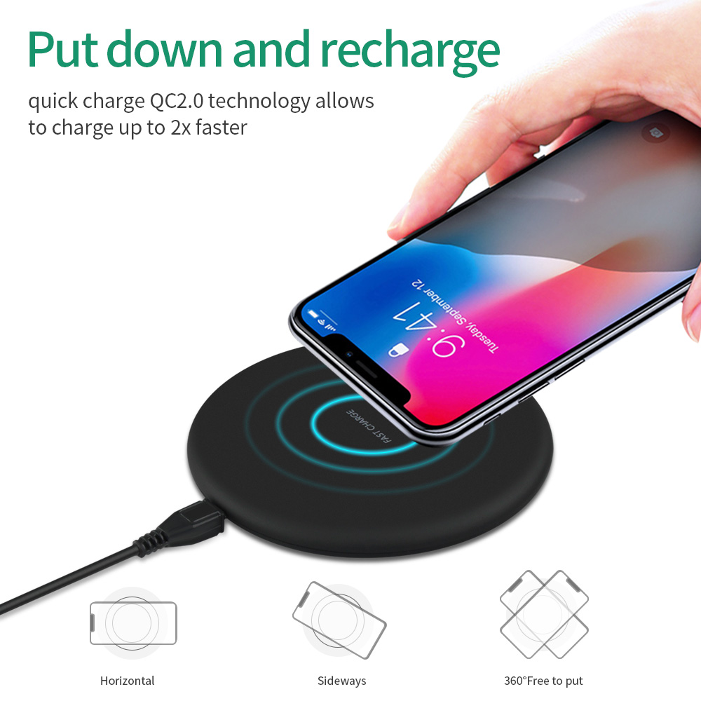 Wireless fast charge, quick charge QC2.0 technology allows to charge up to 2X faster.Smart core protection battery.
